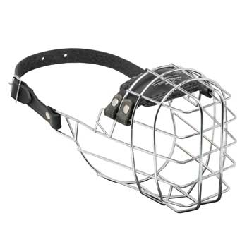 Wire Cage Dog Muzzle for Barking and Drinking