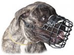 Frost-Resistant Wire Cage Dog Muzzle with One Adjustable Strap