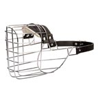 Wire Cage Dog Muzzle With One Strap